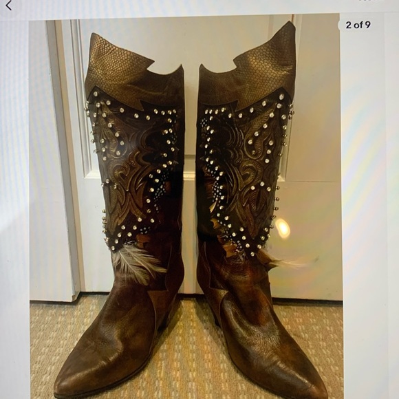 El Vaquero Woman’s Vintage Boot size 39 - Picture 2 of 7